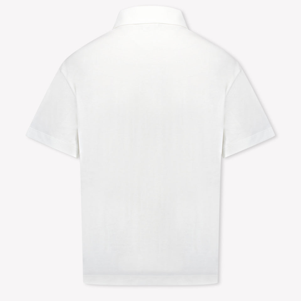 Fendi Kinder Jongens Polo In Off White