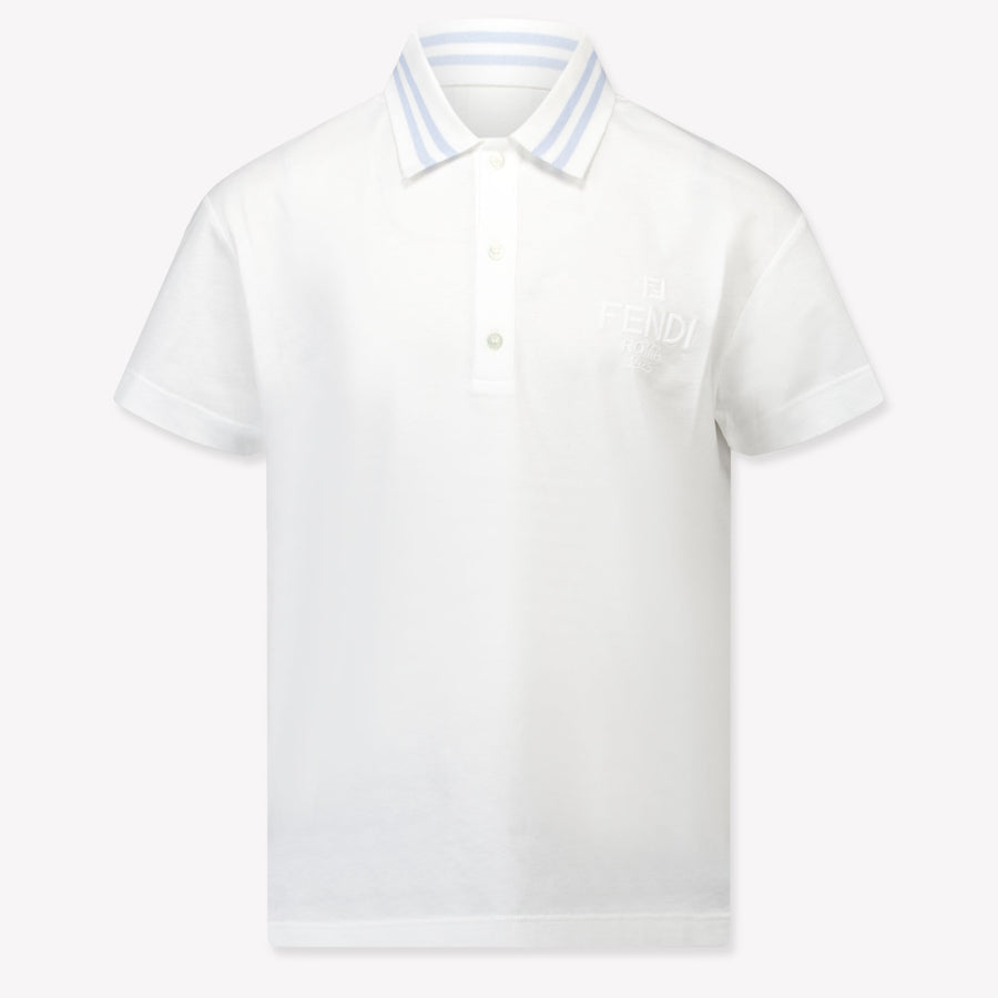 Fendi Kinder Jongens Polo In Wit