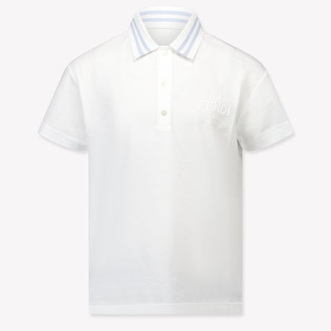 Fendi Kinder Jongens Polo In Wit