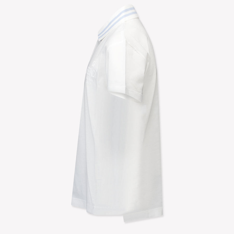 Fendi Kinder Jongens Polo In Wit