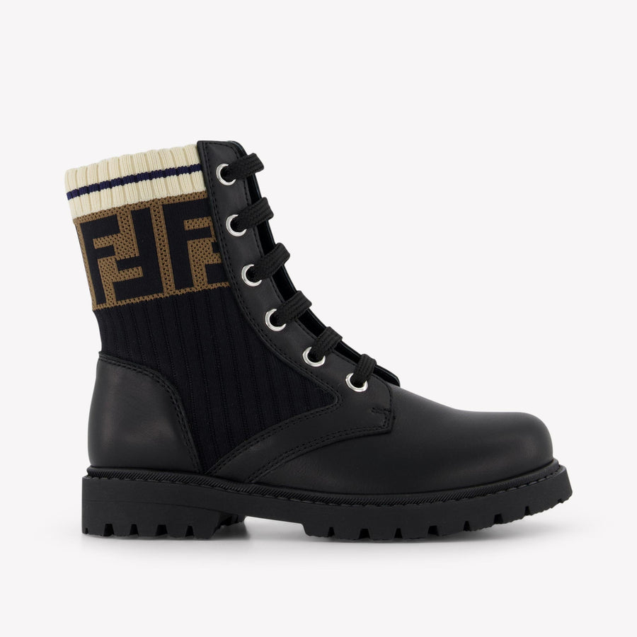 Fendi Meisjes Laarzen In Zwart