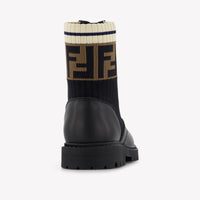 Fendi Unisex Laarzen In Zwart