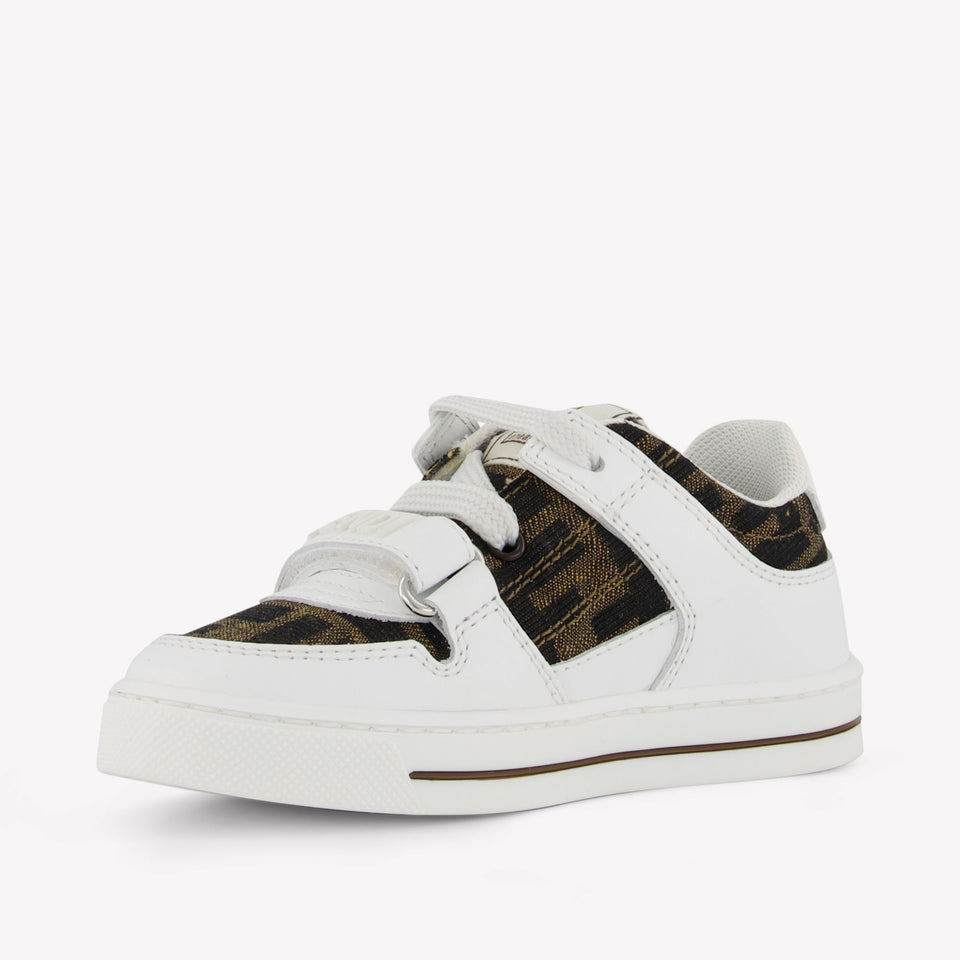 Fendi Unisex Sneakers In Wit