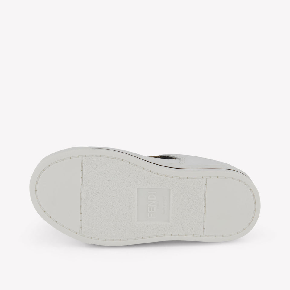 Fendi Unisex Sneakers In Wit
