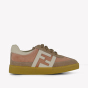 Fendi Unisex Sneakers In Beige