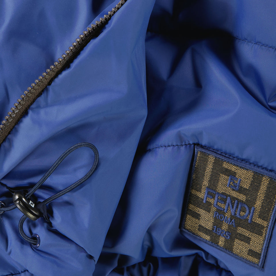 Fendi Kinder Unisex Tussenjas In Navy