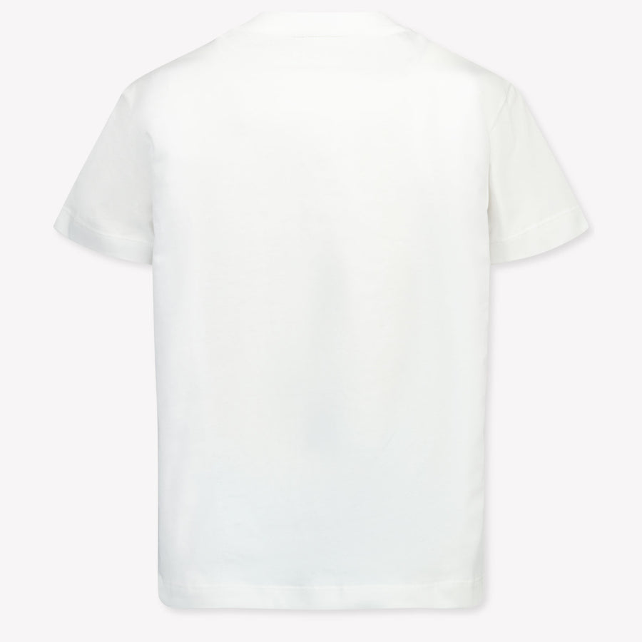 Fendi Kinder Unisex T-Shirt In Wit