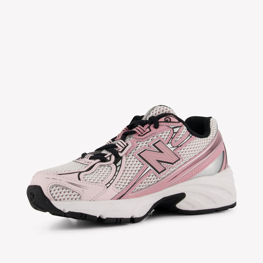 New Balance GR740 Unisex Sneakers in Licht Roze