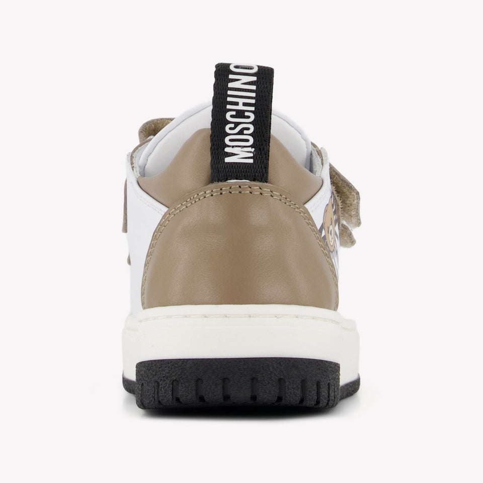 Moschino Unisex Sneakers In Wit
