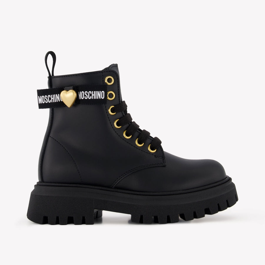 Moschino Meisjes Sneakers In Zwart