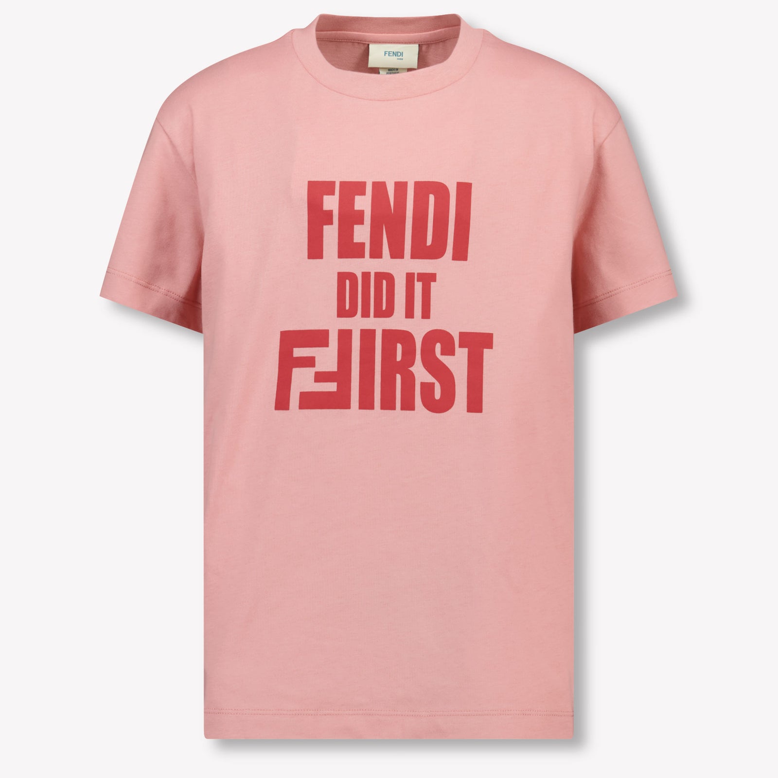 Fendi Kinder Meisjes T-Shirt In Roze
