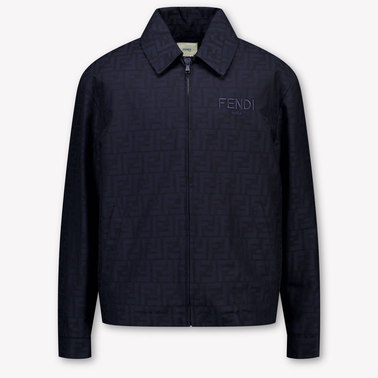 Fendi Kinder Unisex Tussenjas In Navy