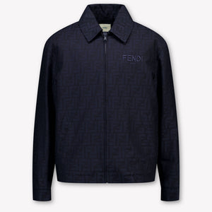 Fendi Kinder Unisex Tussenjas In Navy
