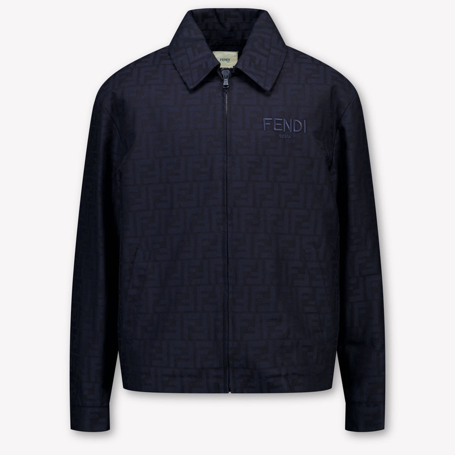 Fendi Kinder Unisex Tussenjas In Navy