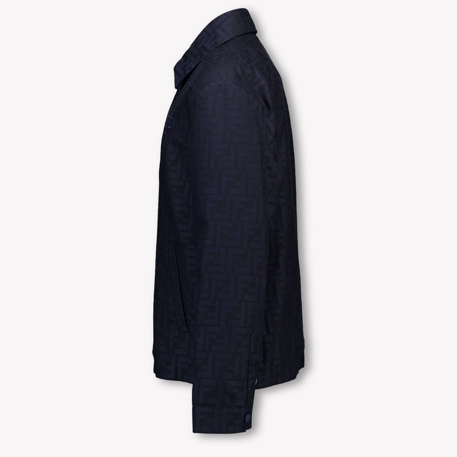 Fendi Kinder Unisex Tussenjas In Navy