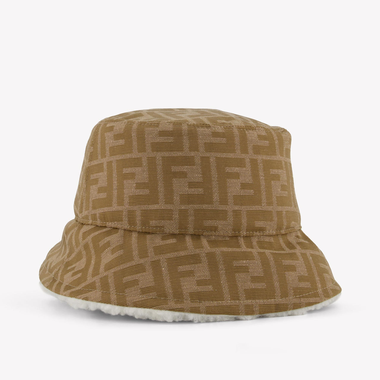 Fendi Kinder Unisex Hoed In Off White
