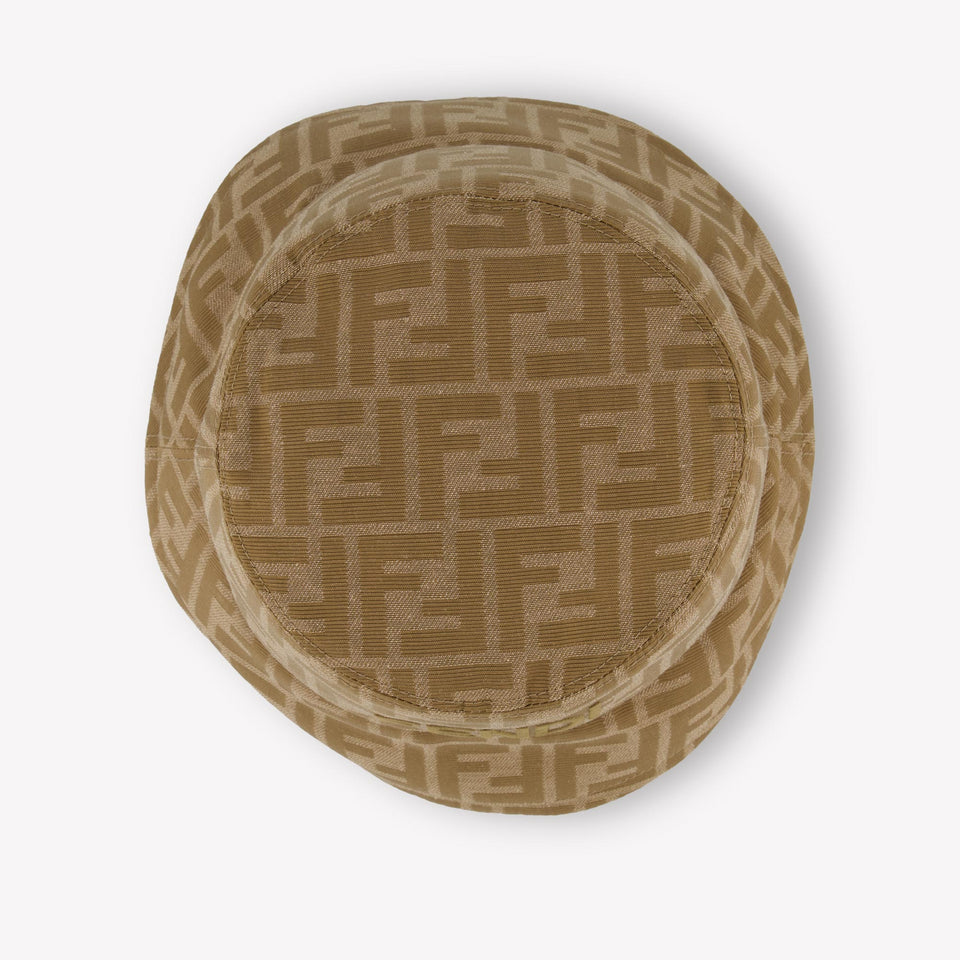 Fendi Kinder Unisex Hoed In Off White