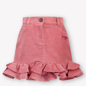 Fendi Kinder Meisjes Rokje In Roze
