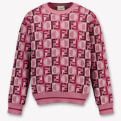 Fendi Kinder Meisjes Trui In Roze