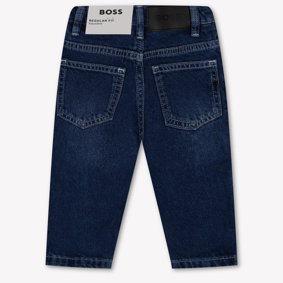 Boss Baby Jongens Jeans In Donker Blauw