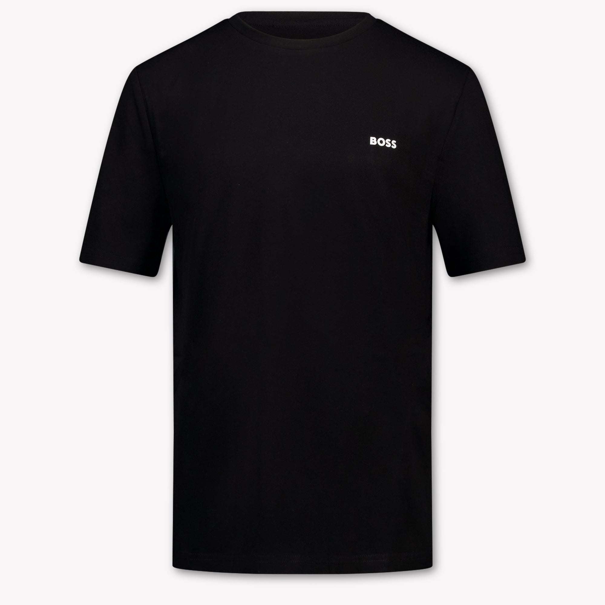 Boss Kinder Jongens T-Shirt In Zwart