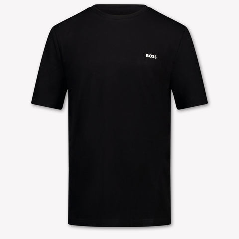 Boss Kinder Jongens T-Shirt In Zwart