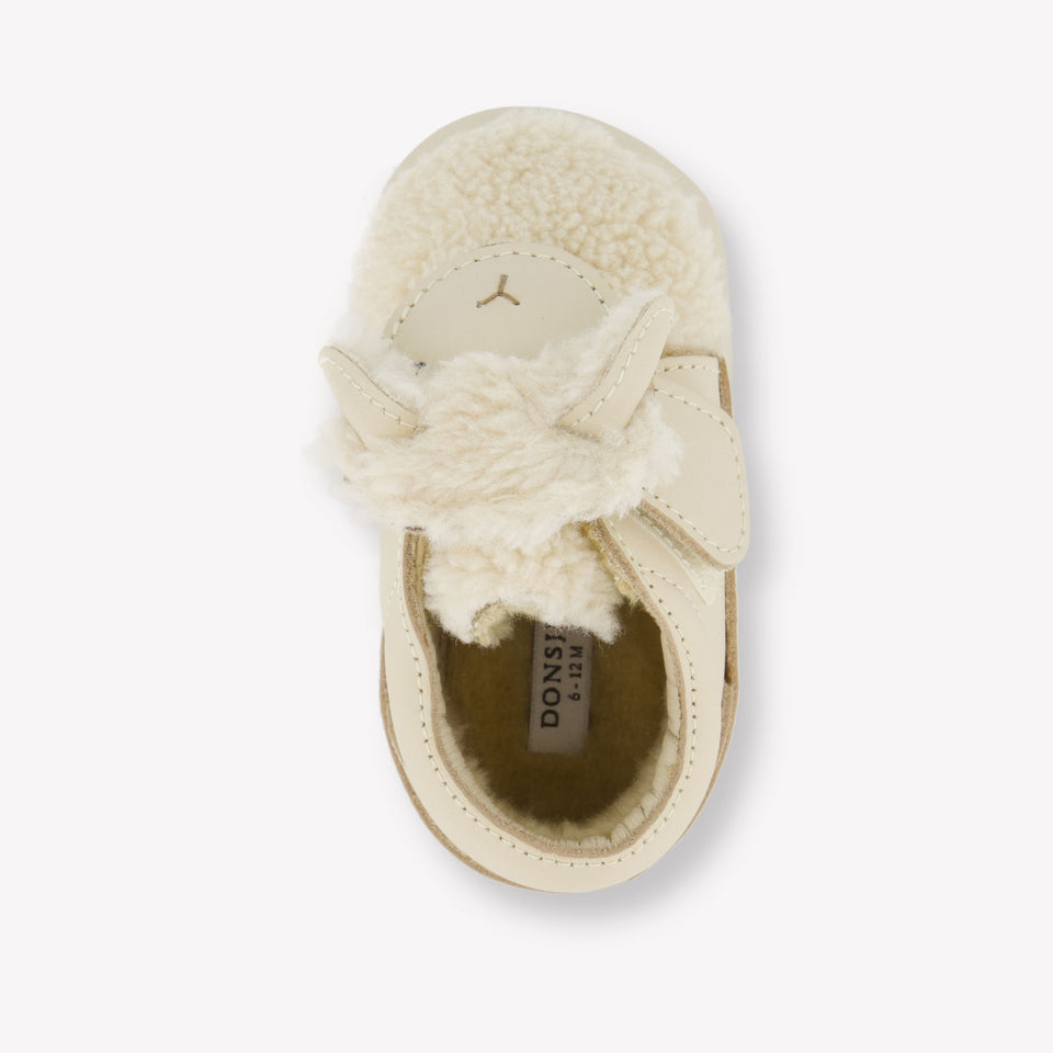 Donsje Amsterdam Baby Meisjes Sneakers in Creme
