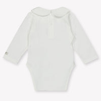Donsje Amsterdam Bear Baby Unisex Rompertje In Off White