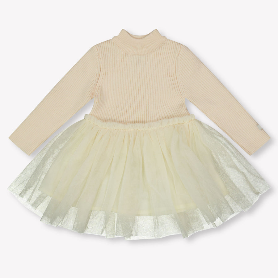 Donsje Amsterdam Lotus Baby Meisjes Jurk In Licht Roze