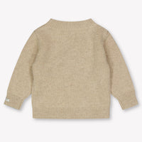 Donsje Amsterdam Bear Baby Jongens Trui In Licht Beige