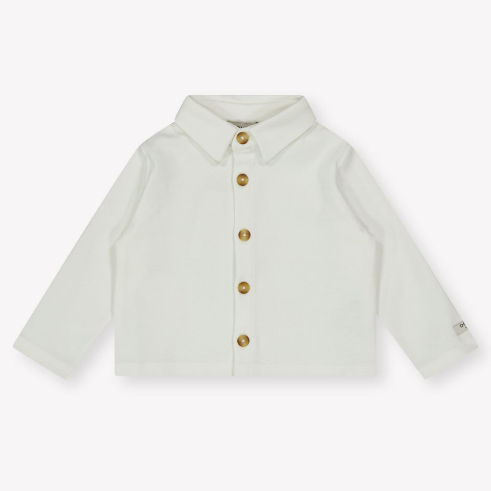 Donsje Amsterdam Baby Jongens Blouse In Off White