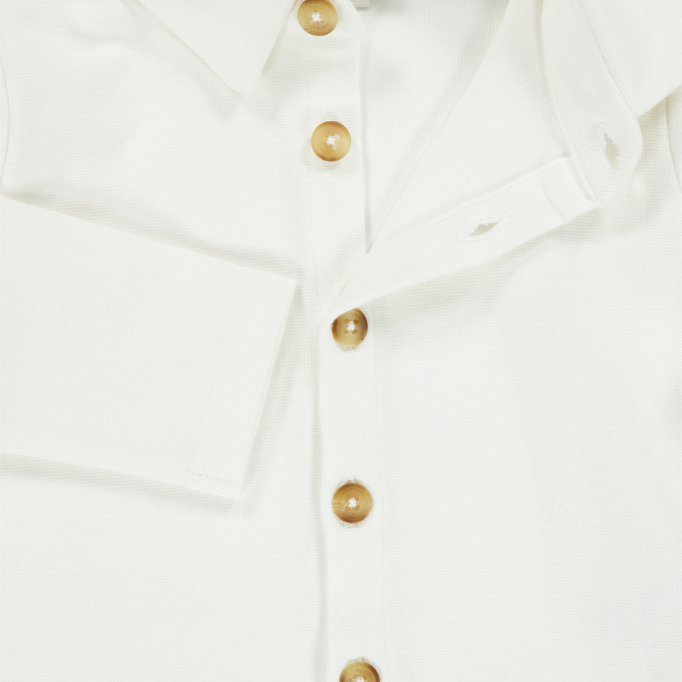 Donsje Amsterdam Baby Jongens Blouse In Off White