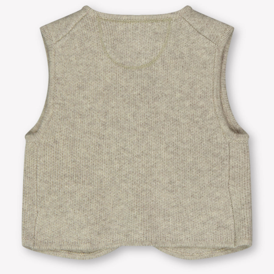 Donsje Amsterdam Maurtis Baby Jongens Gilets In Licht Grijs