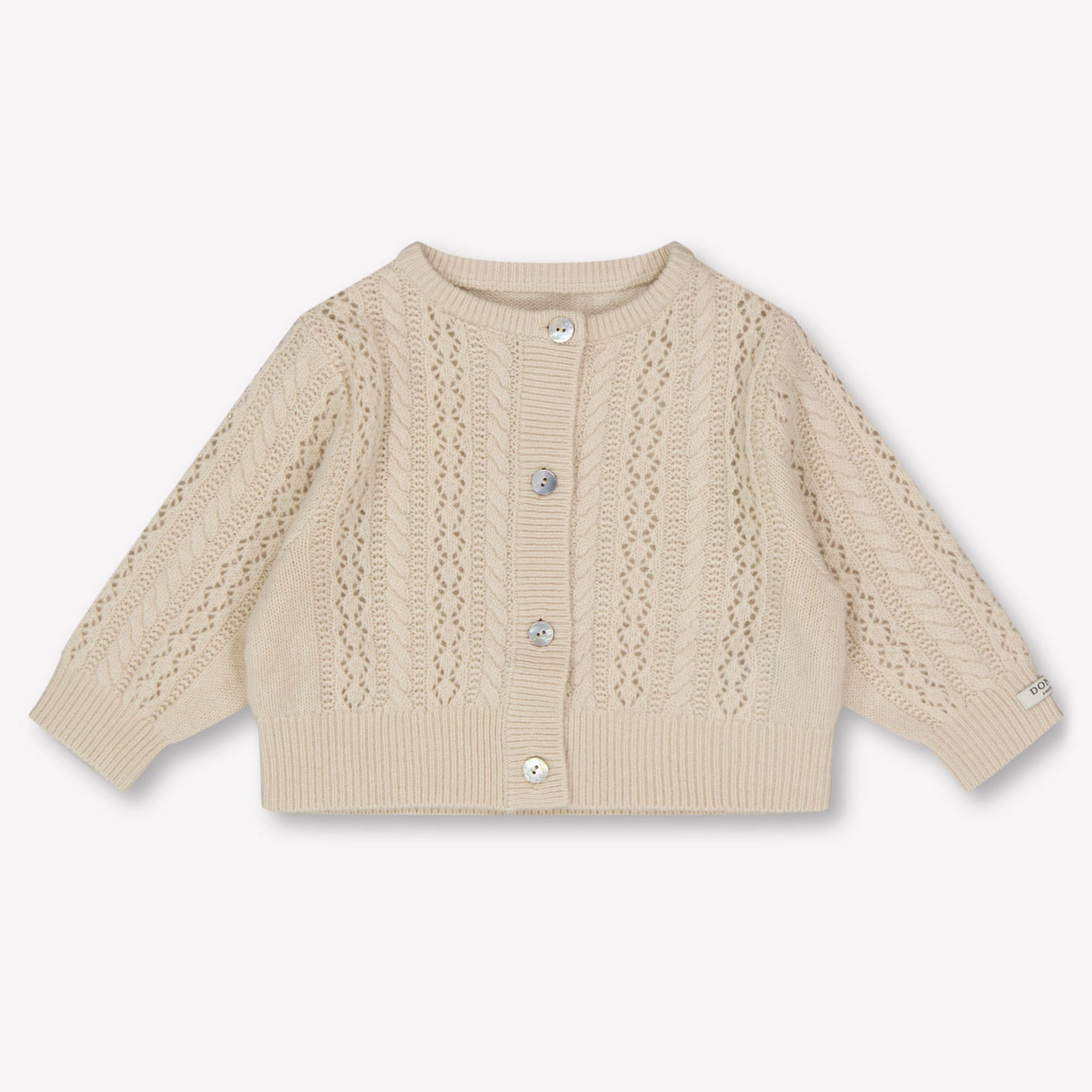 Donsje Amsterdam Danik Baby Meisjes Vest In Zand