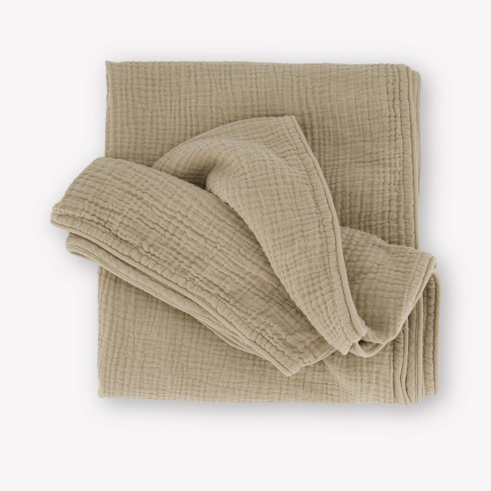 Donsje Amsterdam Bear Baby Unisex Accessoire In Taupe