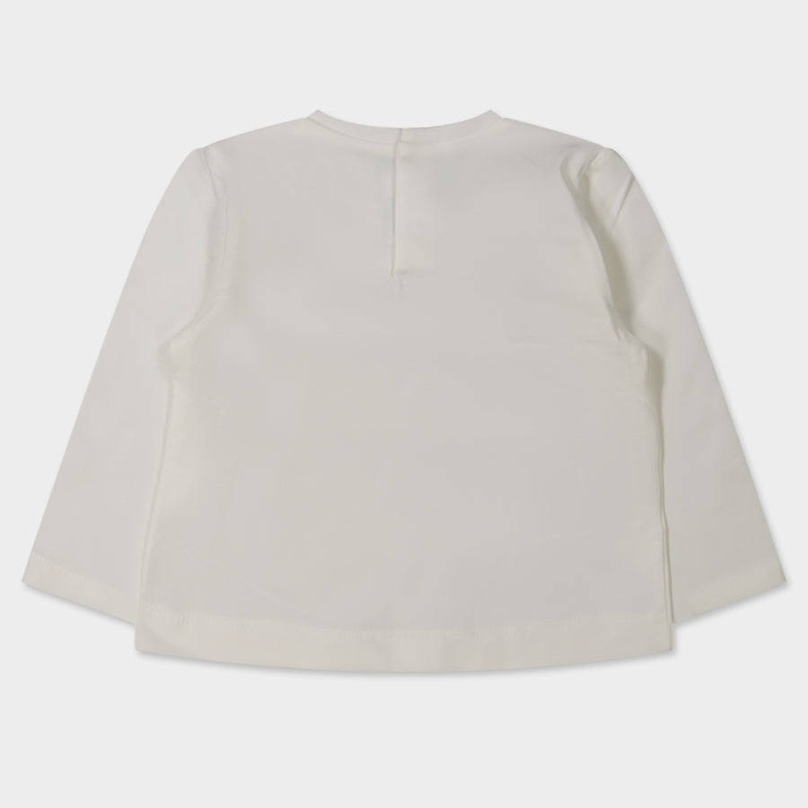Mayoral Baby Meisjes T-Shirt in Creme