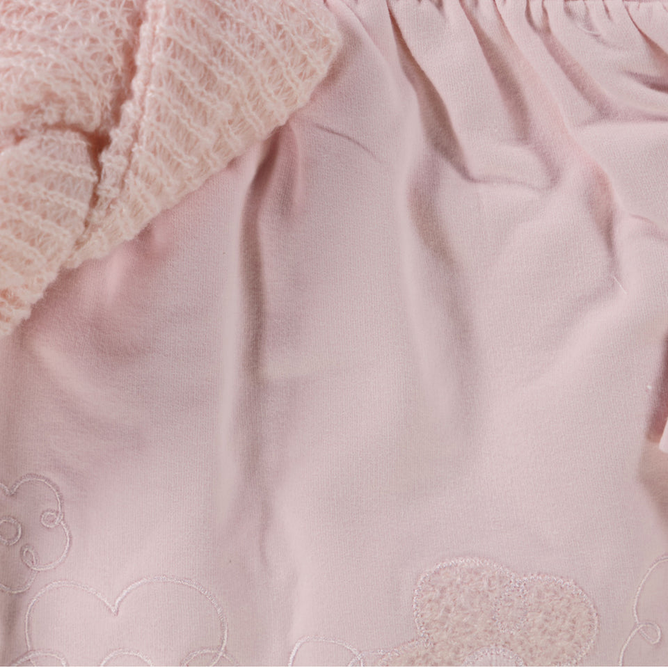 Mayoral Baby Meisjes Jurk In Licht Roze