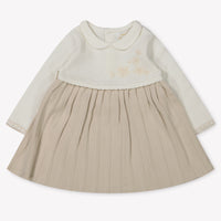 Mayoral Baby Meisjes Jurk In Licht Beige
