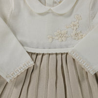 Mayoral Baby Meisjes Jurk In Licht Beige