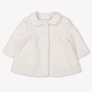 Mayoral Baby Meisjes Winterjas In Off White