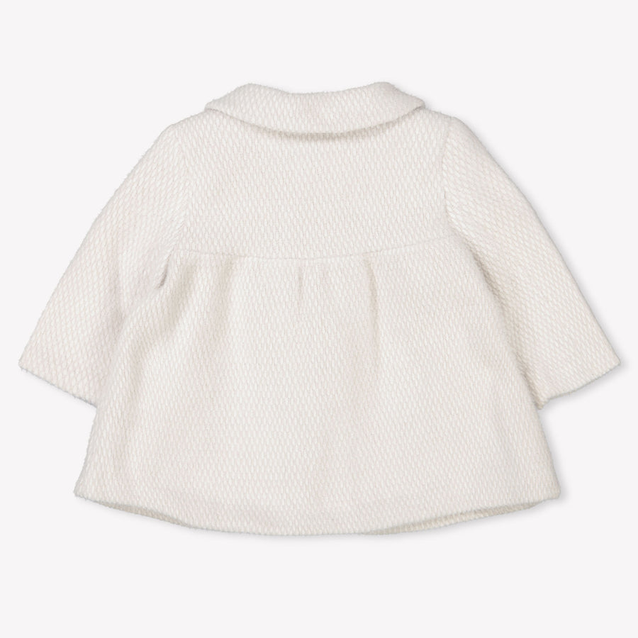 Mayoral Baby Meisjes Winterjas In Off White