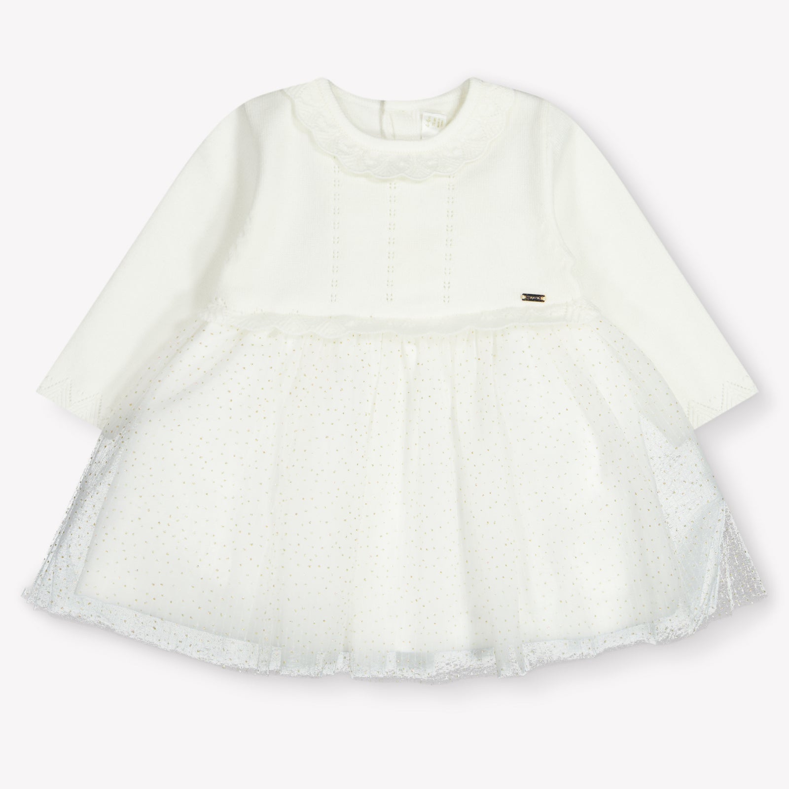 Mayoral Baby Meisjes Jurk In Off White