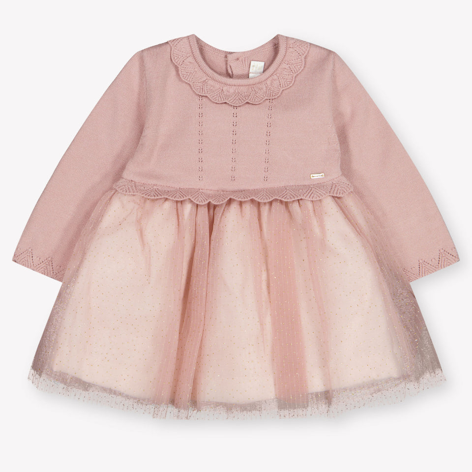 Mayoral Baby Meisjes Jurk In Licht Roze