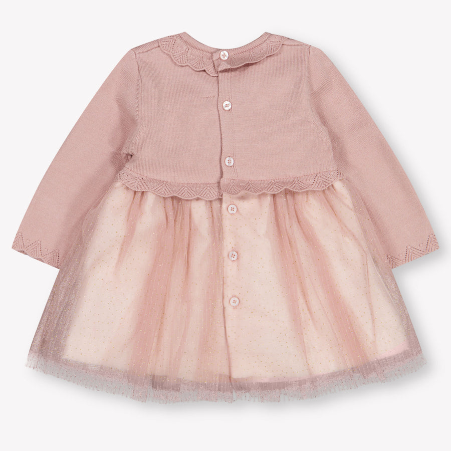 Mayoral Baby Meisjes Jurk In Licht Roze
