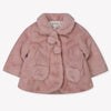 Mayoral Baby Meisjes Faux Fur Jas in Roze