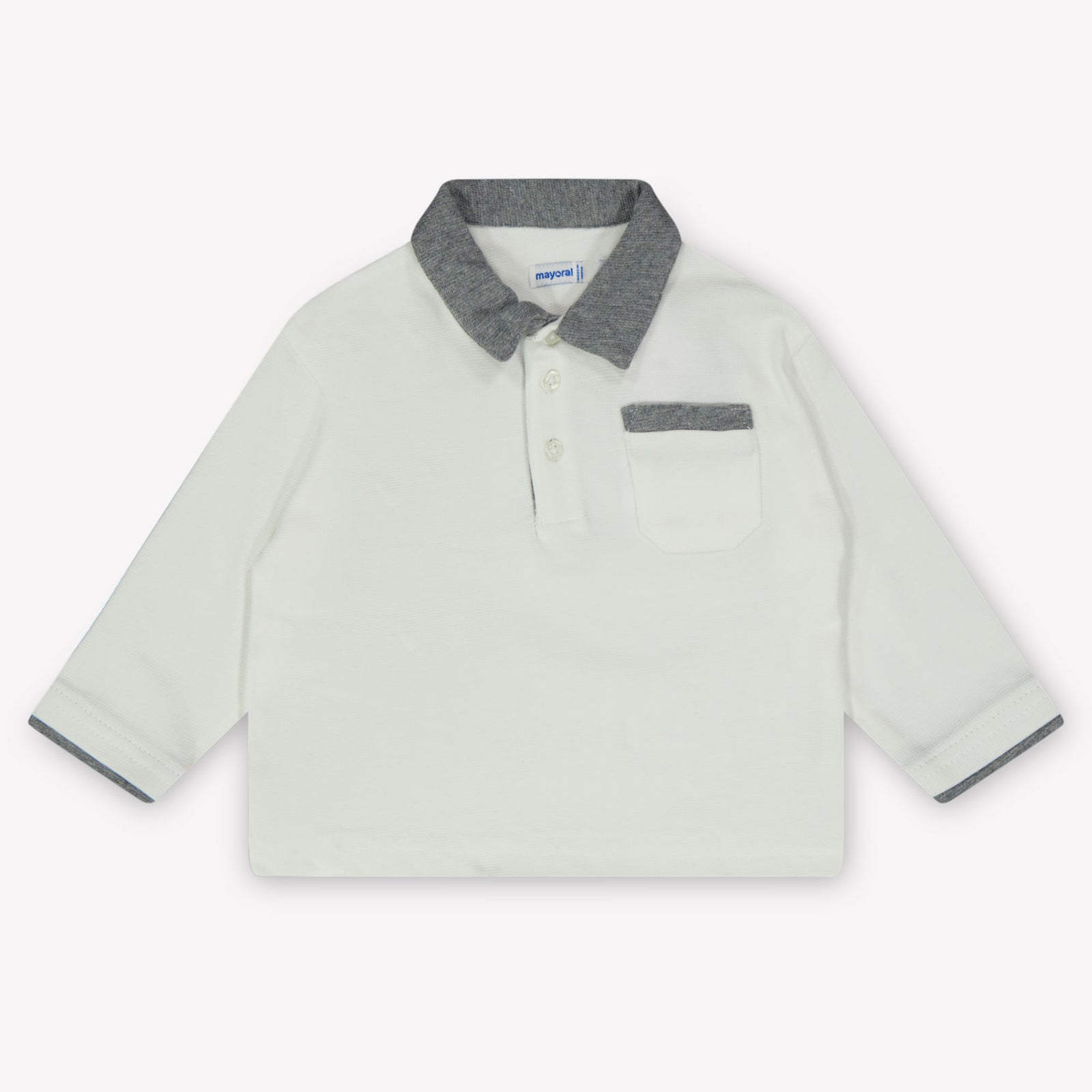 Mayoral Baby Jongens Polo In Off White