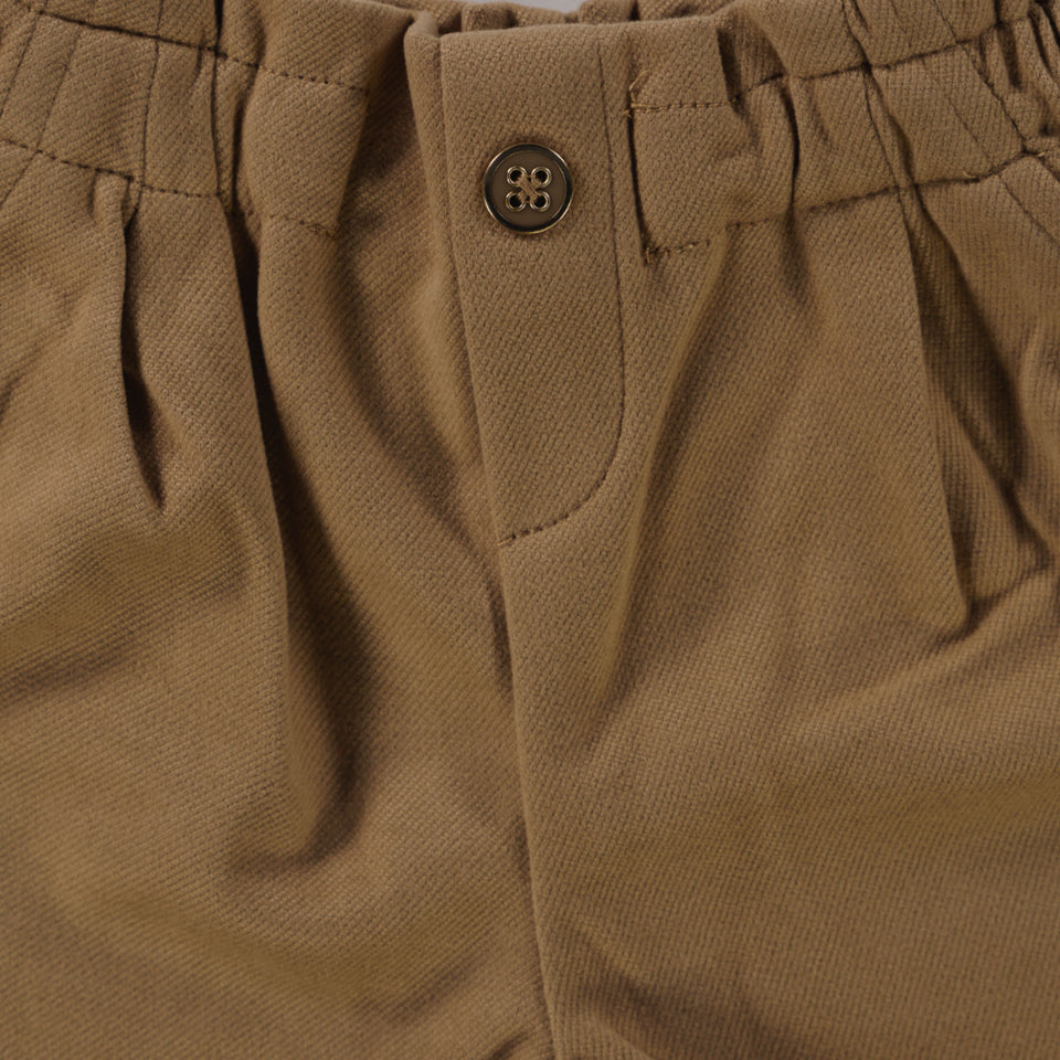 Mayoral Baby Meisjes Shorts In Camel
