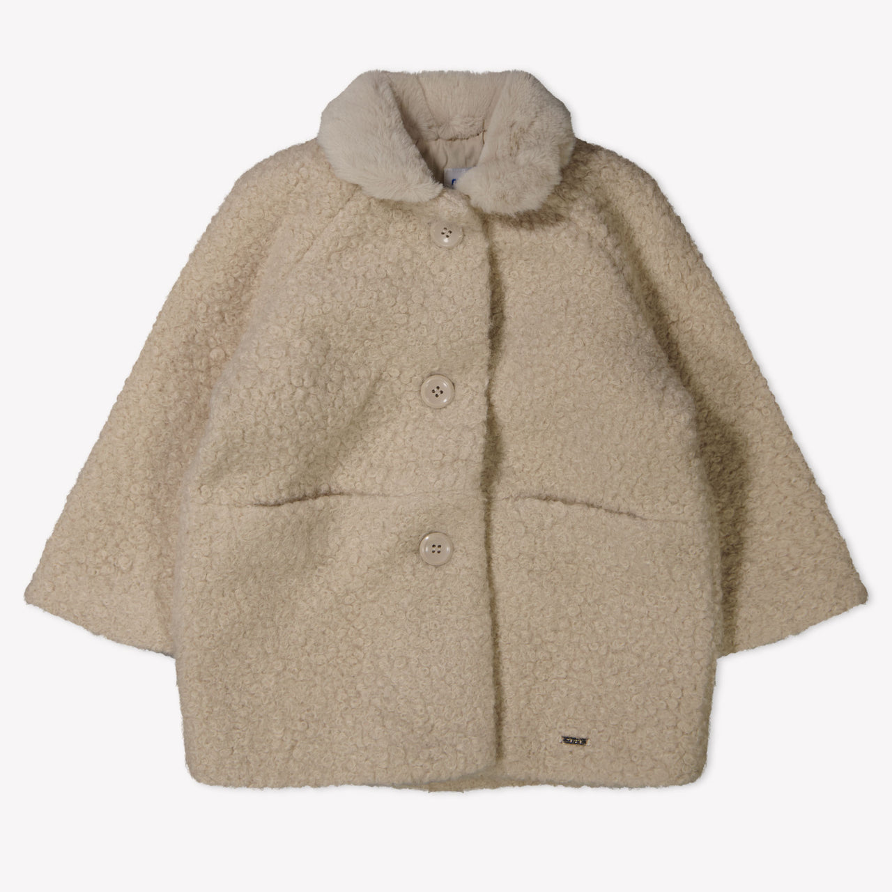 Mayoral Baby Meisjes Winterjas In Licht Beige
