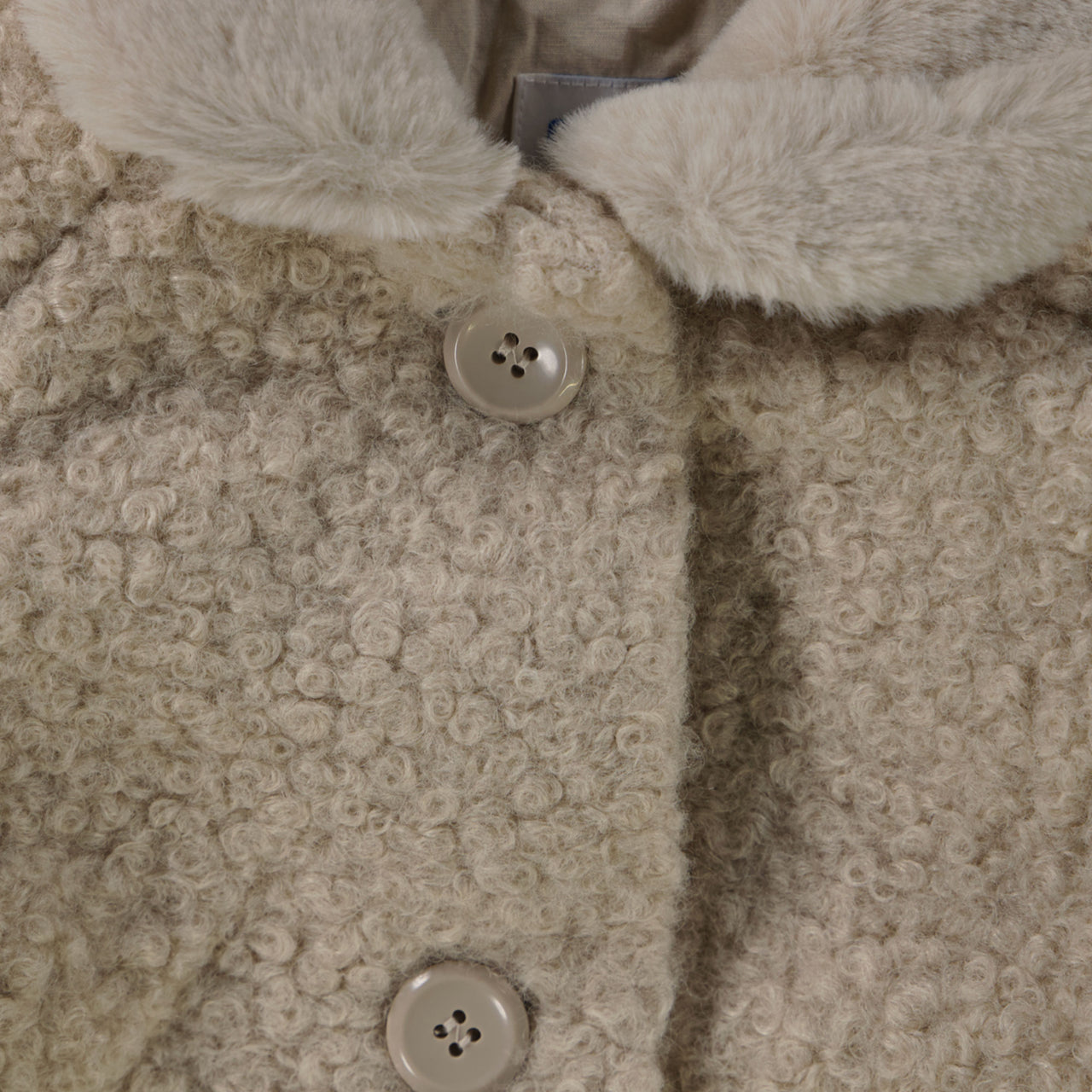 Mayoral Baby Meisjes Winterjas In Licht Beige