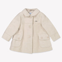 Mayoral Baby Meisjes Winterjas In Off White
